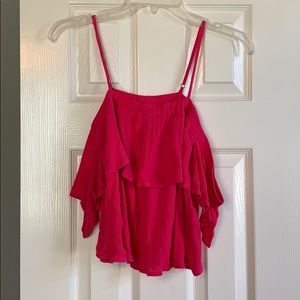 Pink summer tank top